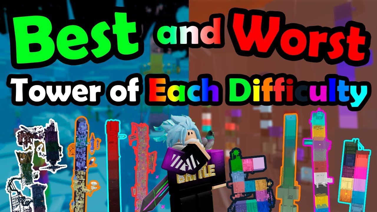 What is The Best and Worst Tower of Each Difficulty? | JToH