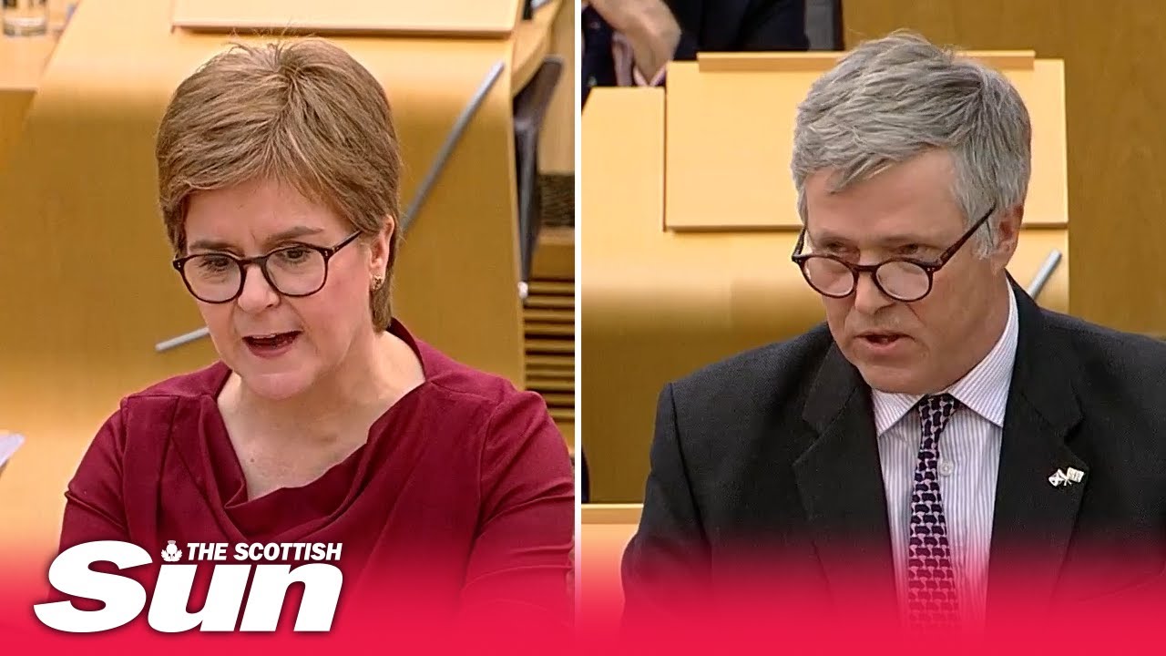 Nicola Sturgeon spat with Edward Mountain over single crew ambulances