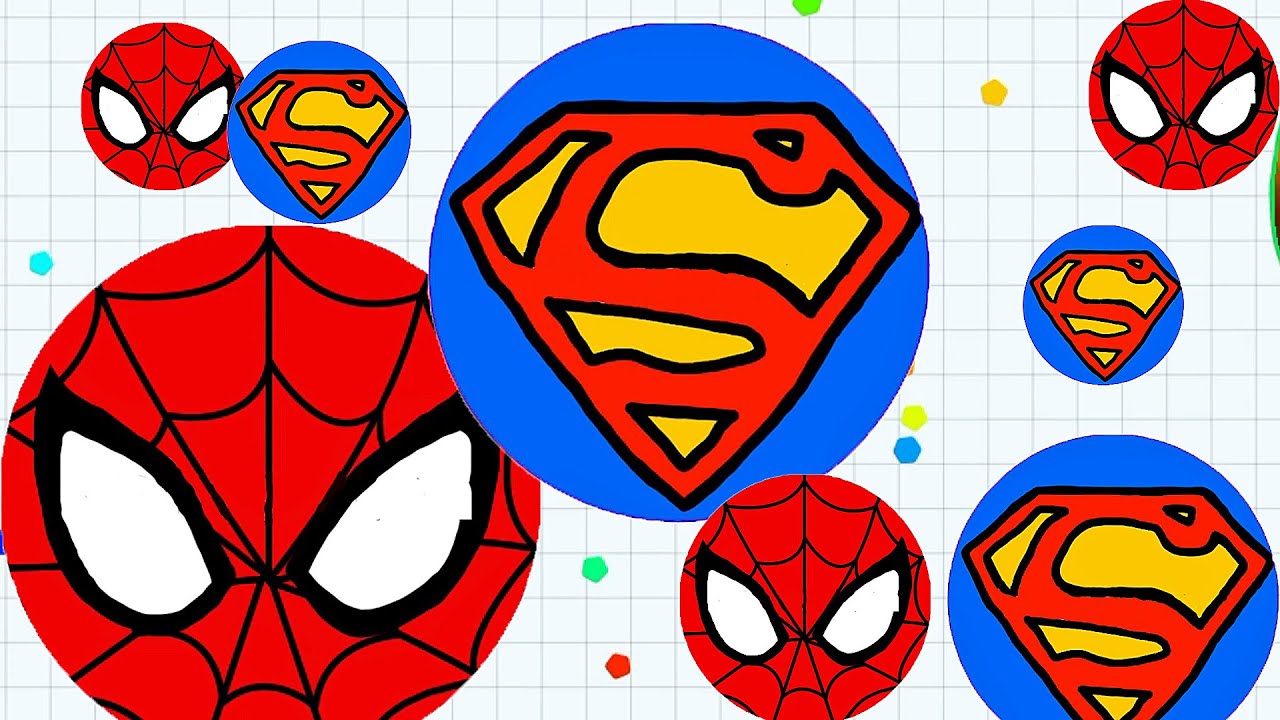 Agario (Agar.io) FR | SUPER-HÉROS À LA RESCOUSSE!
