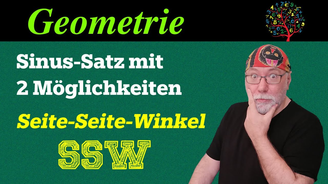 Sinussatz - Gibt es 2 Dreiecke?