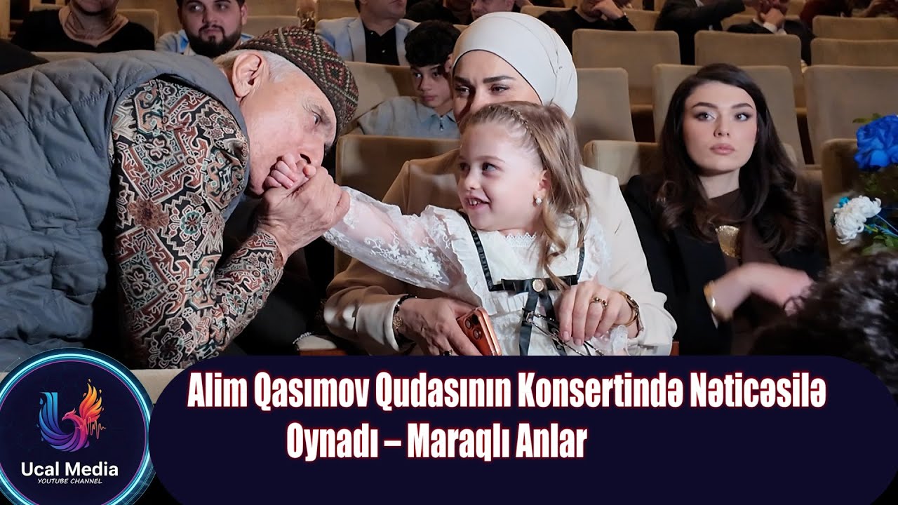 Alim Qasımov Qudasının Konsertində Nəticəsilə Oynadı – Maraqlı Anlar əlini dişlədi