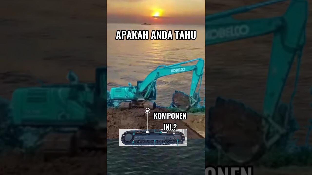 Mengenal Komponen Penting Excavator #pramorphose #component #undercarriage