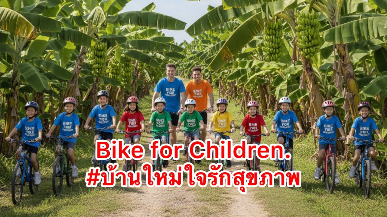 Bike for Children. #บ้านใหม่ใจรักสุขภาพ     