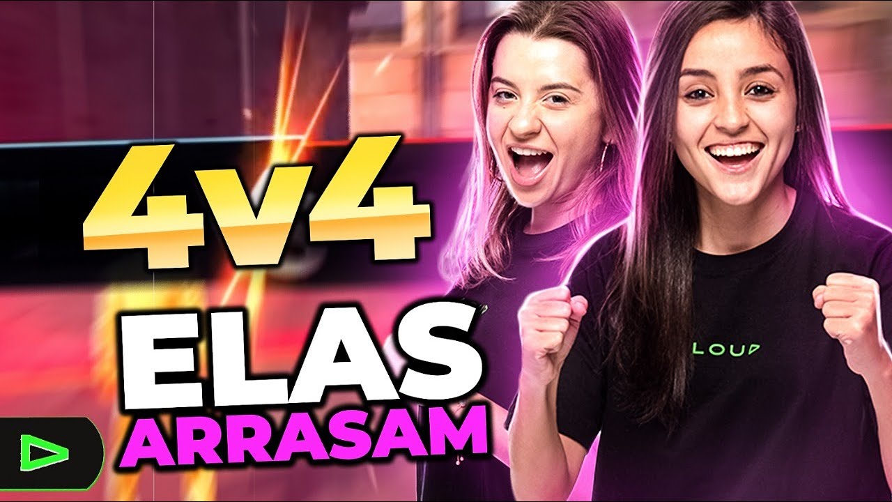 SÓ MULHERES!! O 4x4 MAIS INSANO DO FREE FIRE!