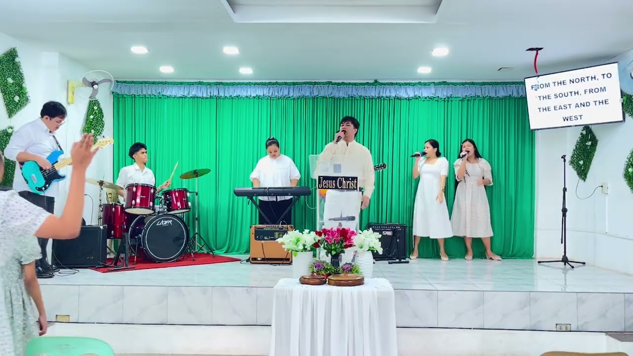 The wind is blowing again/revive us Lord/there's gonna be revival in the land