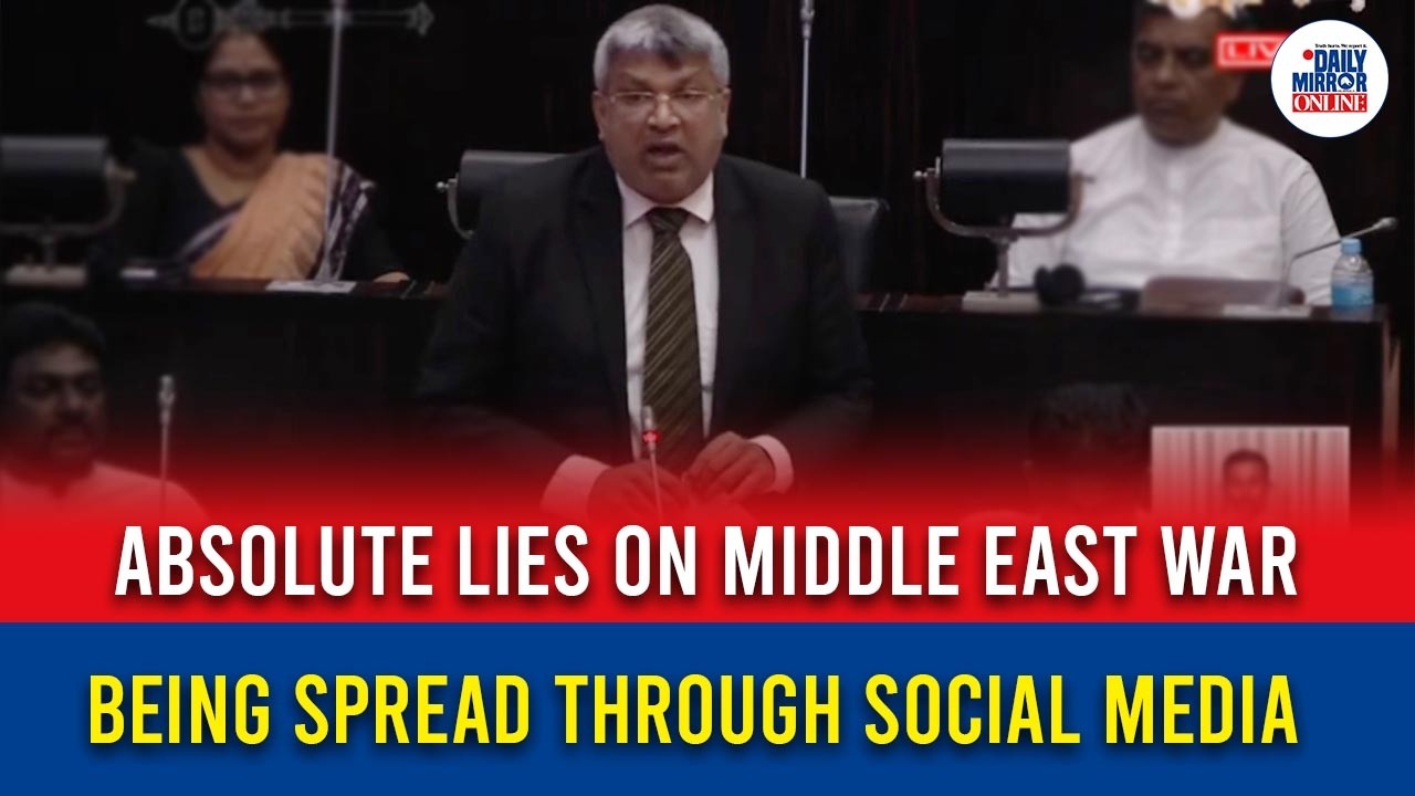 Absolute lies on Middle East war being spread through social media: Minister