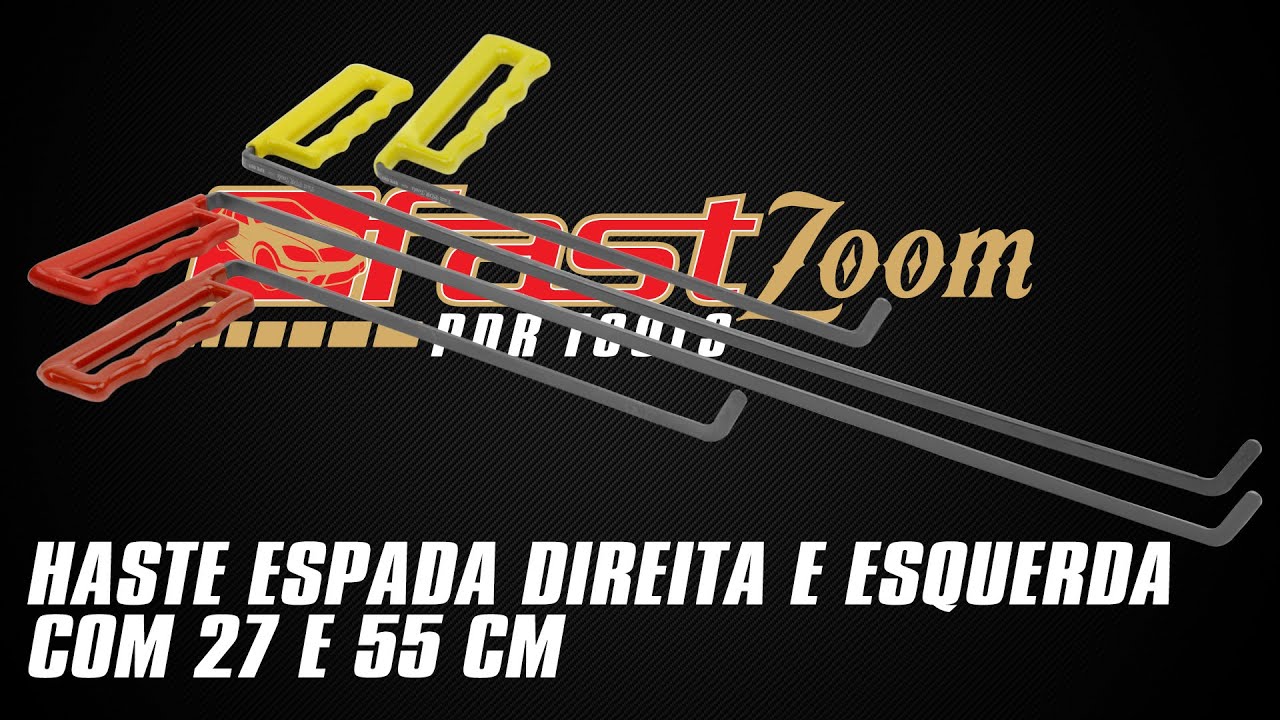 Fast:Zoom #029​​​ - Hastes Espadas com dobra para direita e esquerda 27 e 55 cent&iacute;metros.