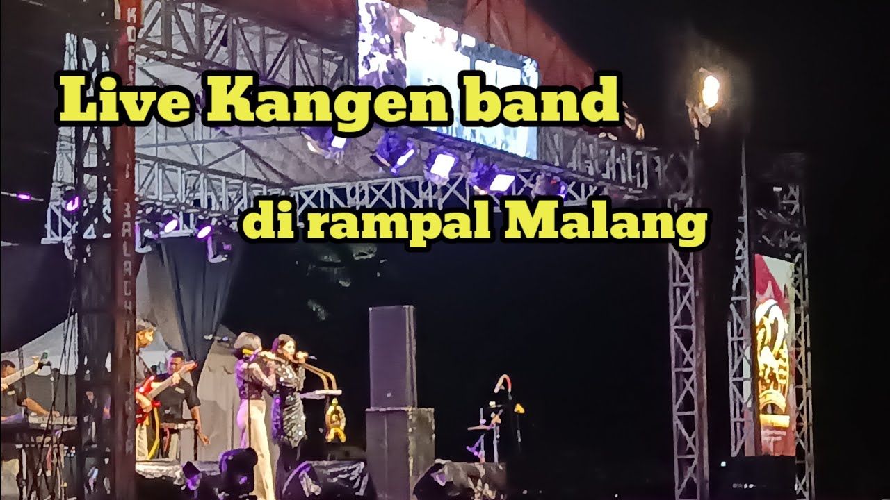 live konser kangen band di lapangan rampal malang jawa Timur