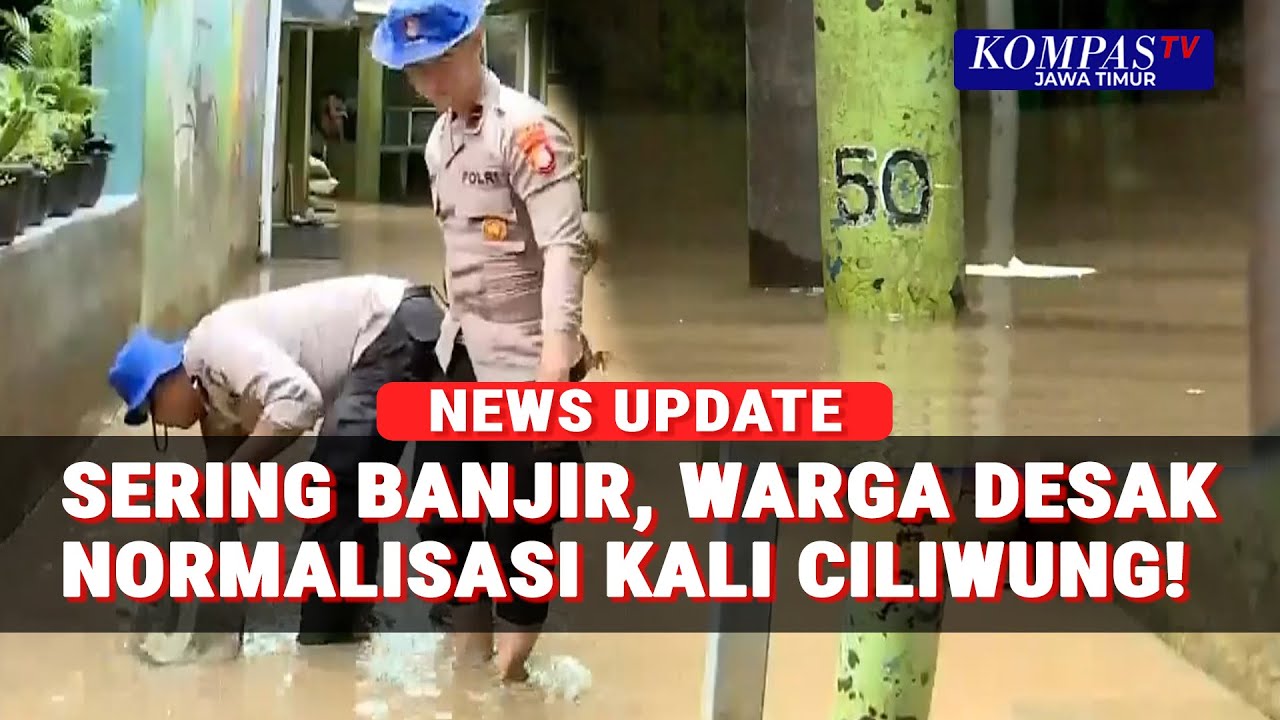 Kondisi Banjir Kebon Pala Jaktim Surut, Warga Desak Normalisasi Kali Ciliwung!