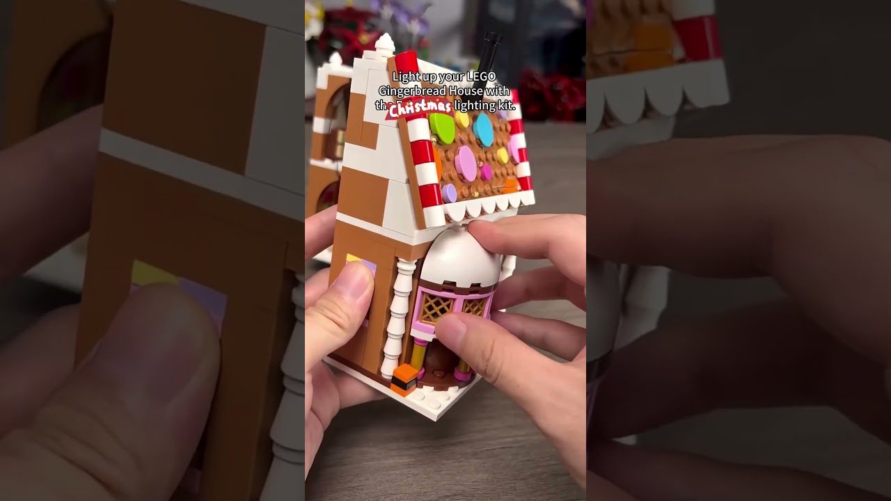 #lego #christmas #festival Gingerbread #house #zenebricks #light