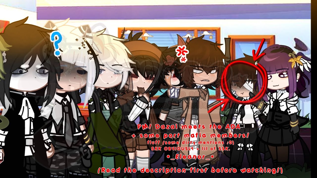 PM!Dazai meets the ADA + some port mafia members! |Fluff| Ft.SKK+SSK| •_Eleanor_• | read desc first!
