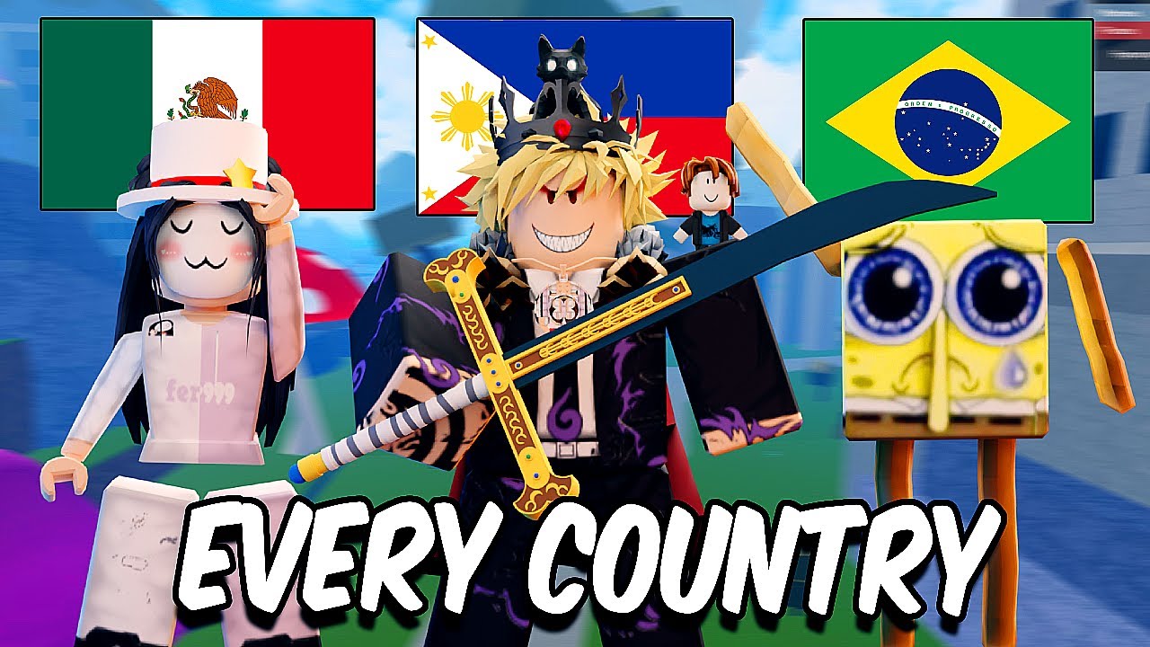 WORLD WIDE!! Pvping on Every Country In Blox Fruits...