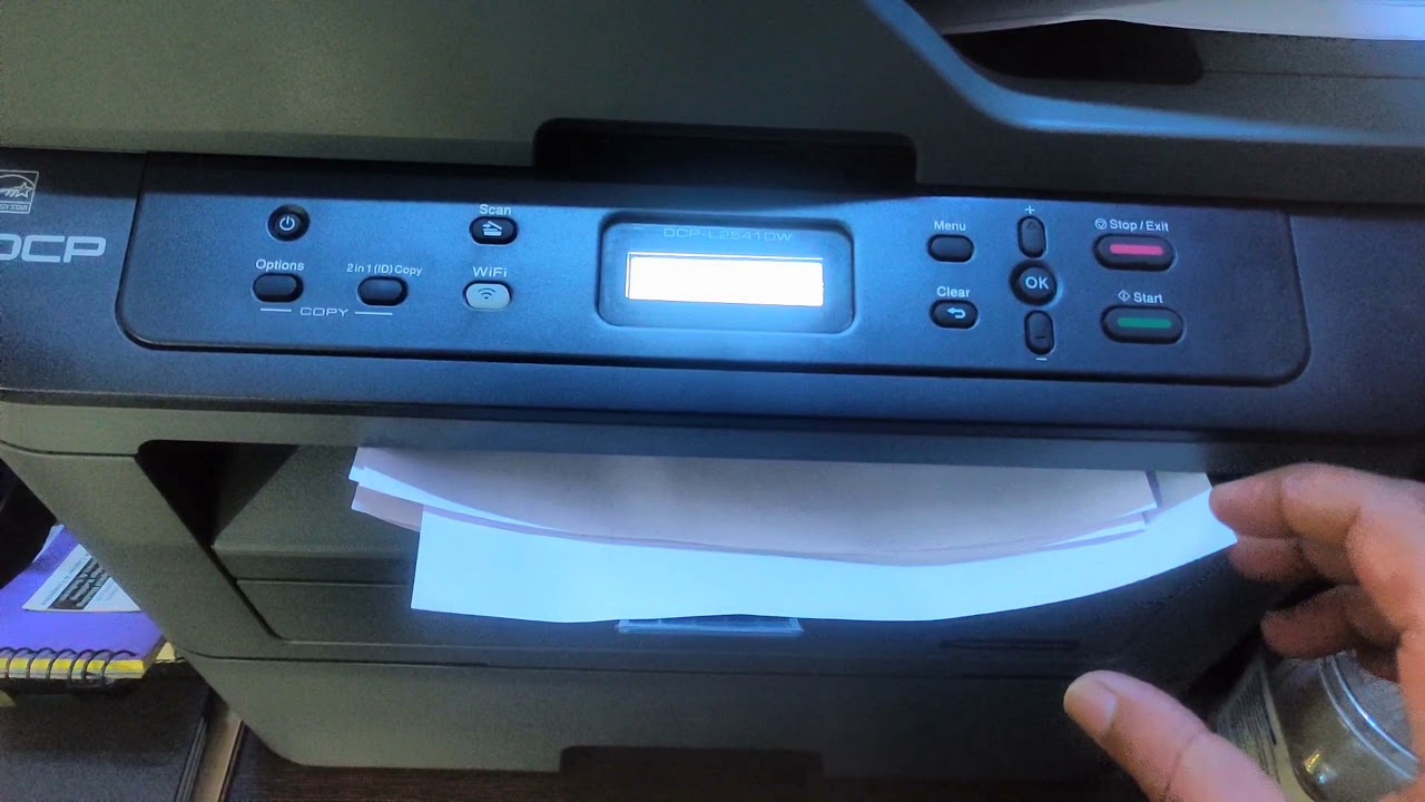 what is stack and sort option in Brother dcp L2541 dw printer
