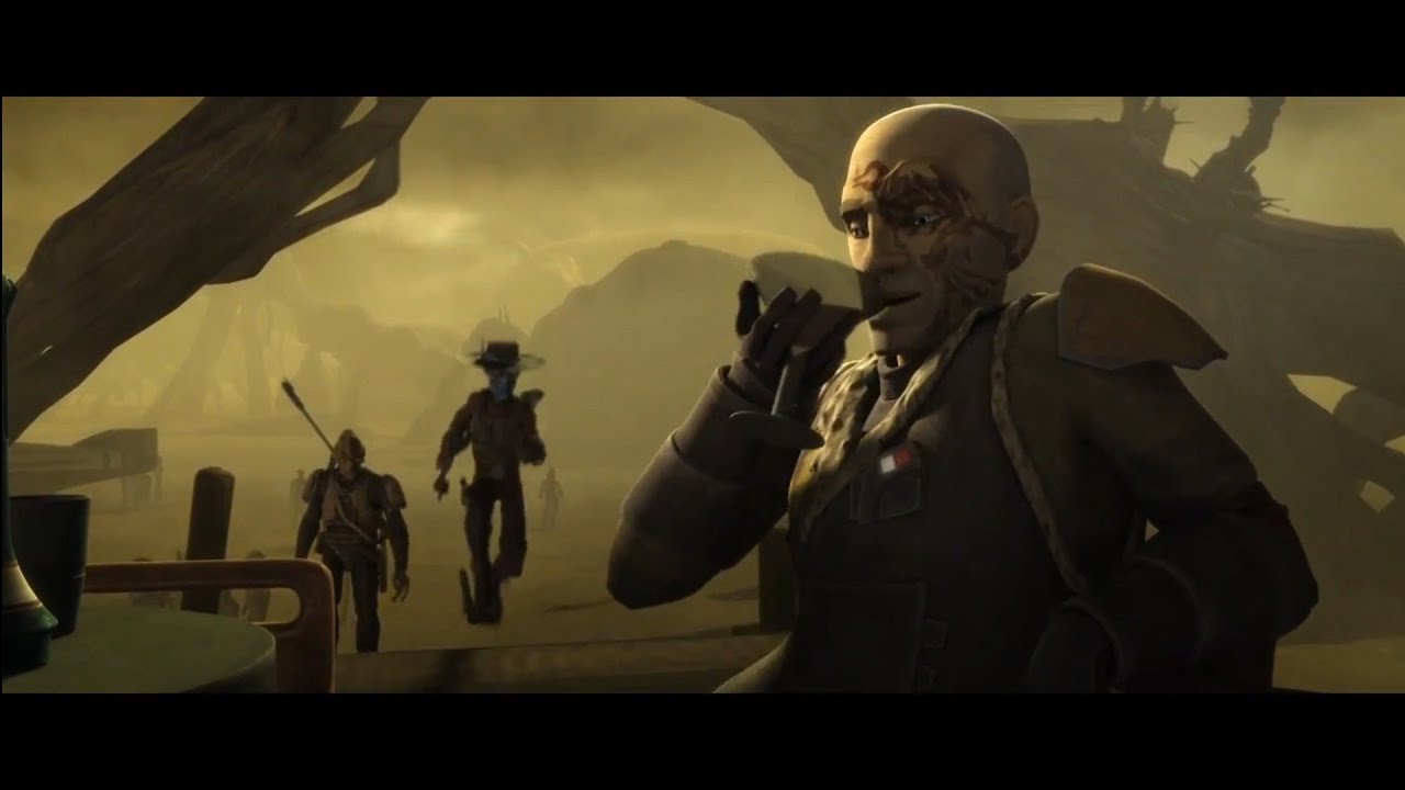 Star Wars The Clone Wars - Hardeen (Obi Wan) rächt sich an Cad Bane & Moralo Eval 