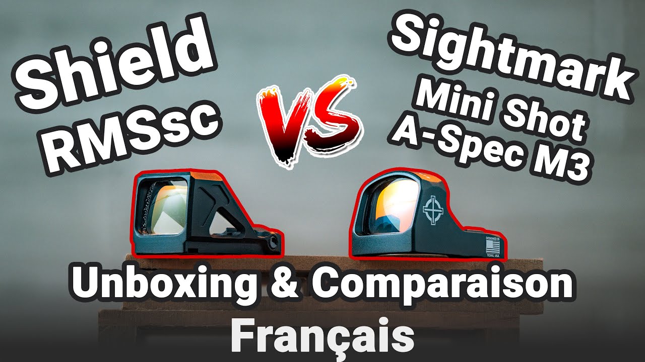 Shield RMSsc vs Sightmark Mini Shot A-Spec M3 | Unboxing & Comparaison