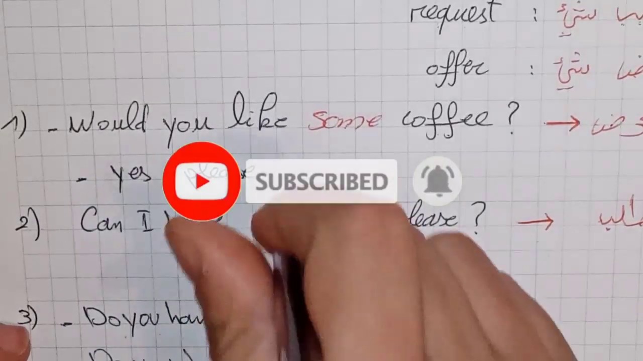 الثانية متوسط شرح درس some/any الجزء الثاني