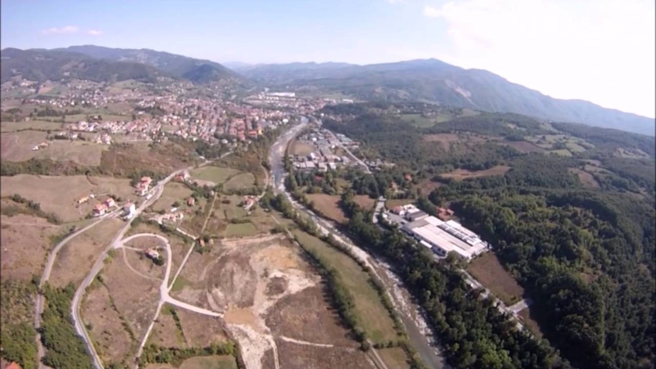 in elicottero su borgotaro