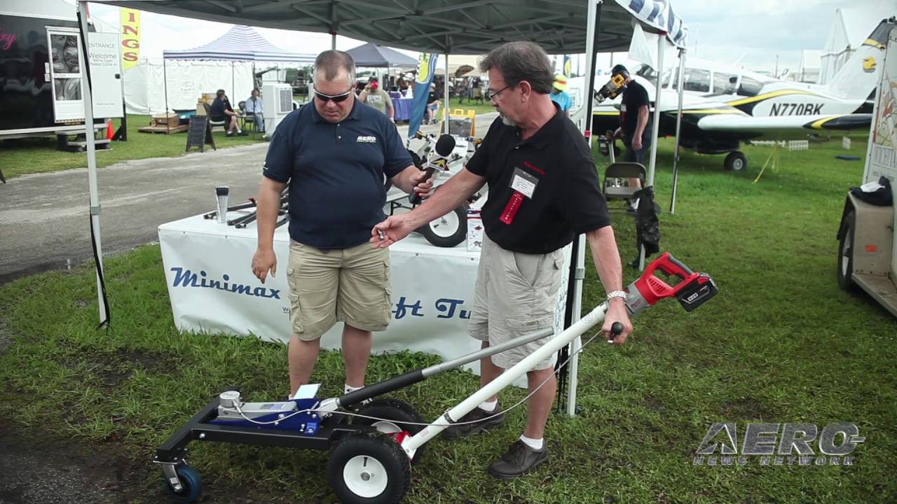 Aero-TV: Minimax Aircraft Tugs - Getting Pushy With Robinson Helis