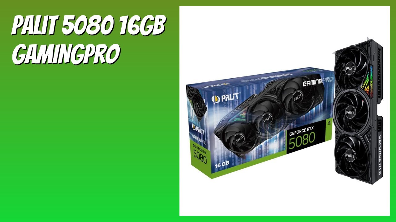 BEWERTUNG (2026): Palit 5080 16GB GAMINGPRO. Infos