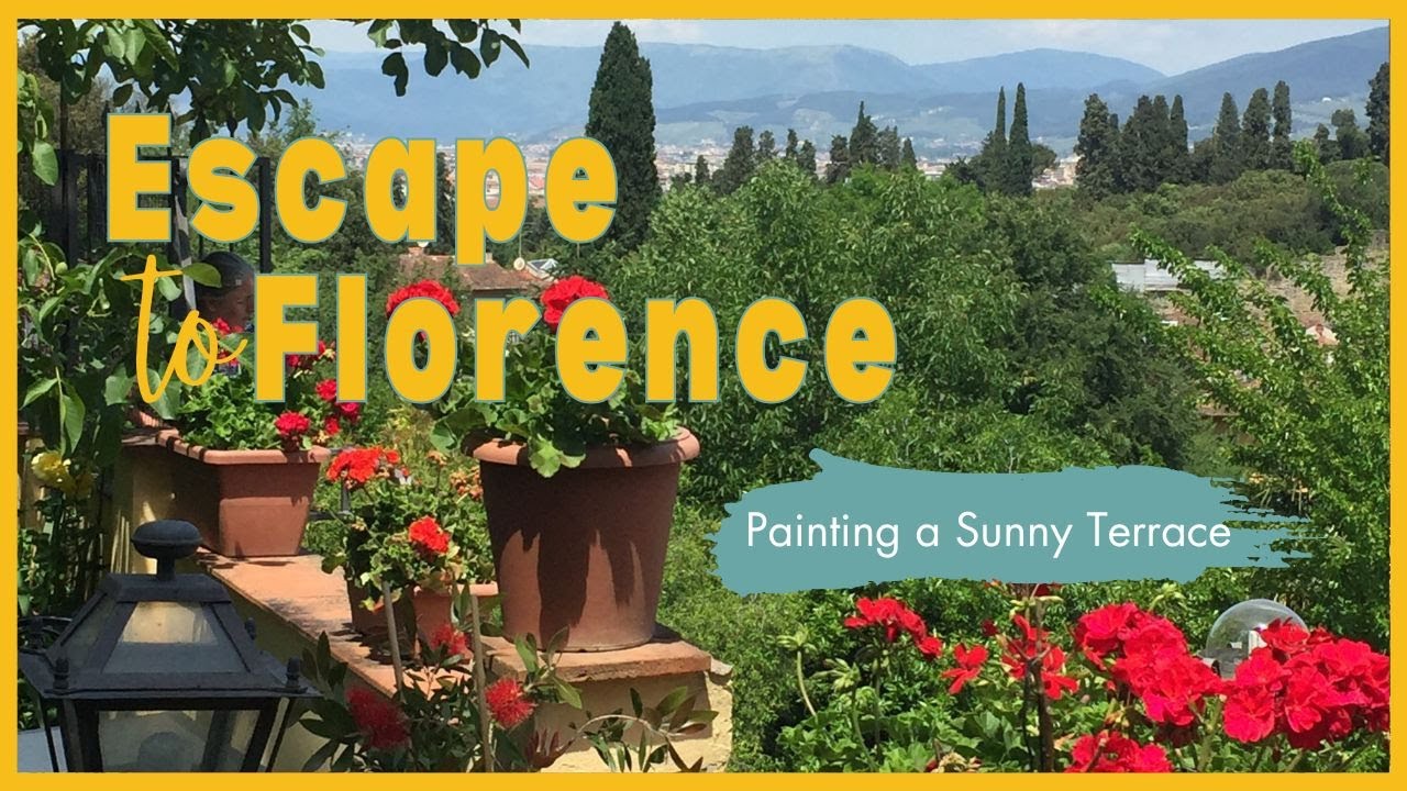 Escape to Florence: Painting a Garden Terrace Live Stream