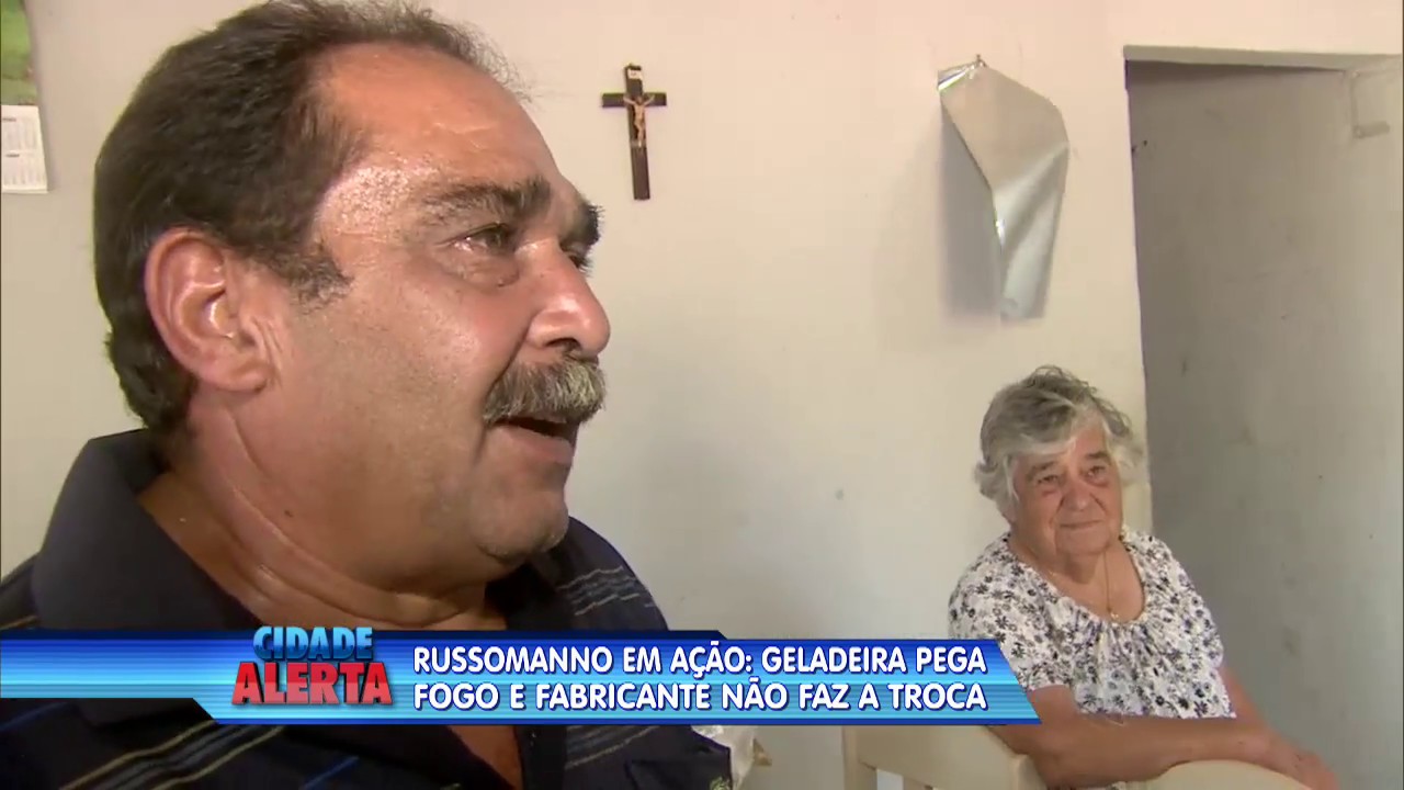 Patrulha: geladeira nova pega fogo e assitência técnica enrola