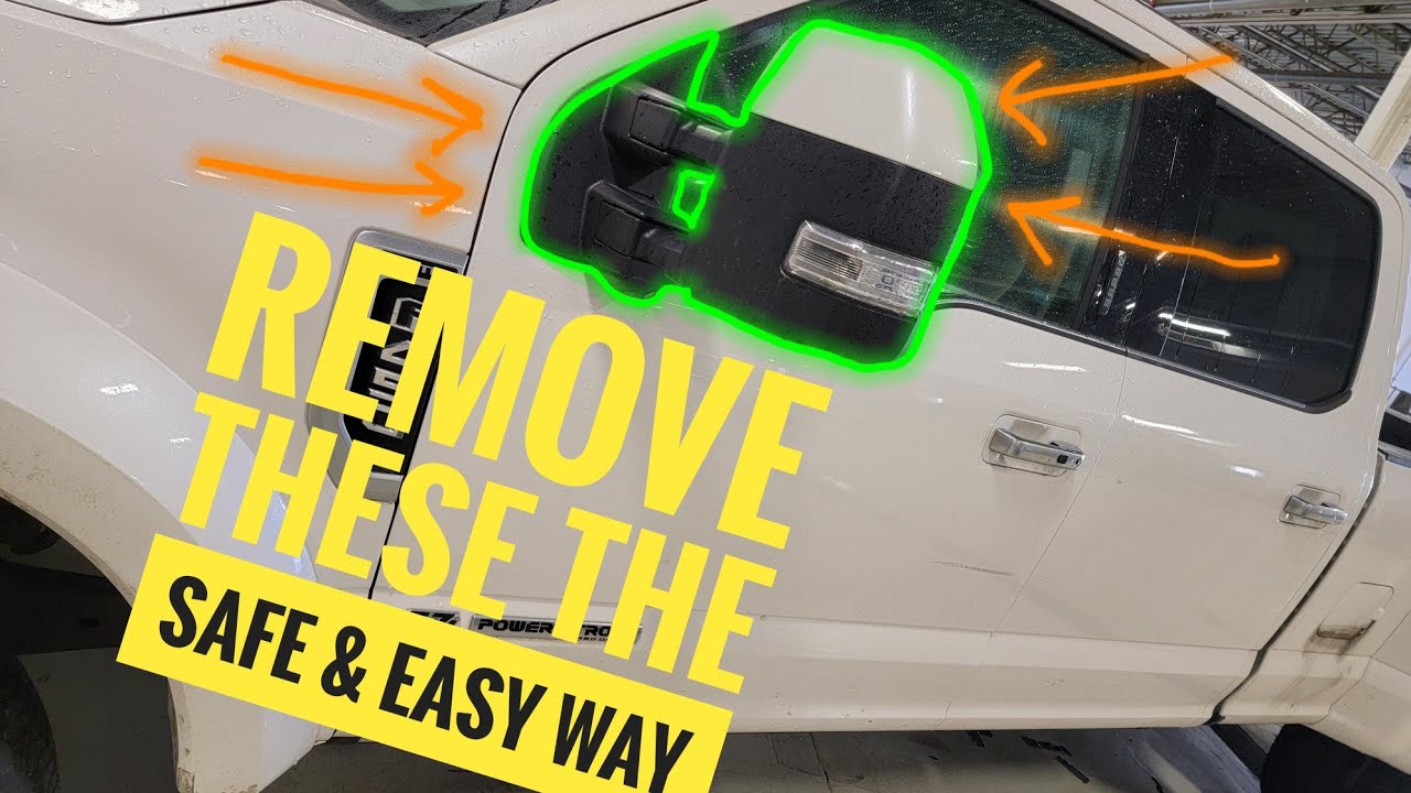 | HOW TO | Remove the side mirror off your 2017 2018 2019 2020 2021 2022 Ford Superduty truck