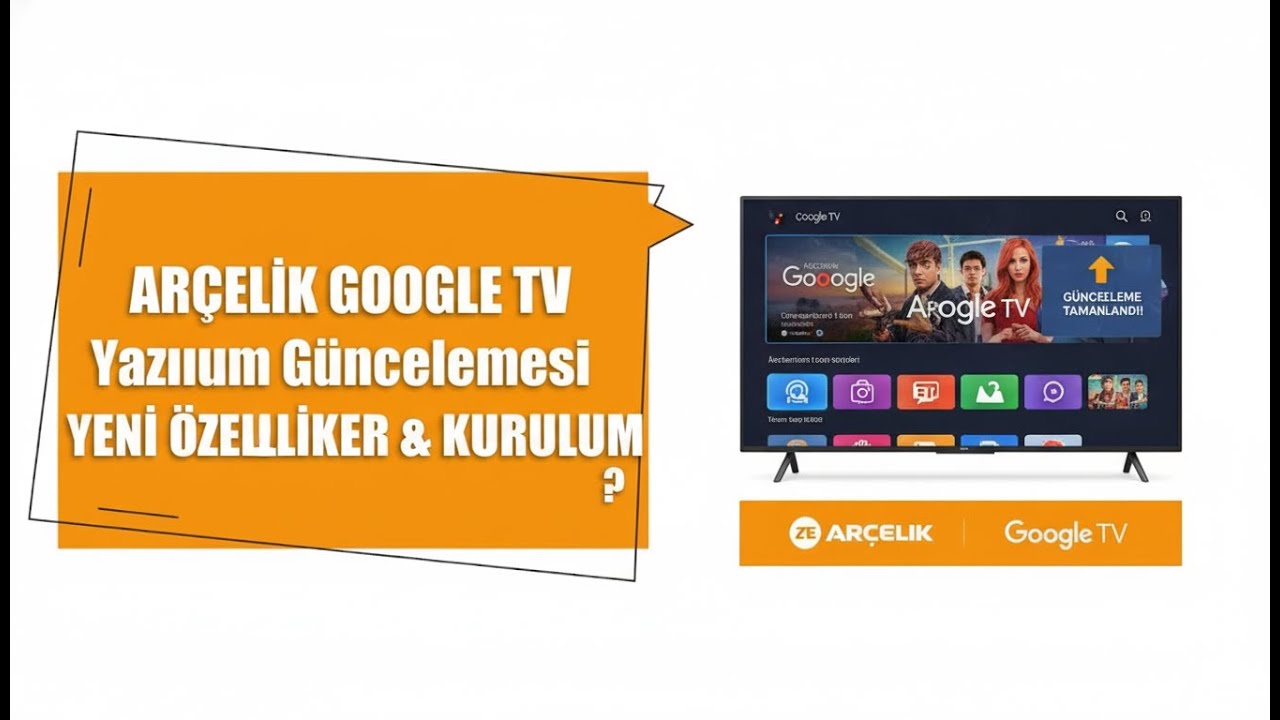 Ar&ccedil;elik Google TV Yazılım g&uuml;ncellemesi Nasıl Yapılır.