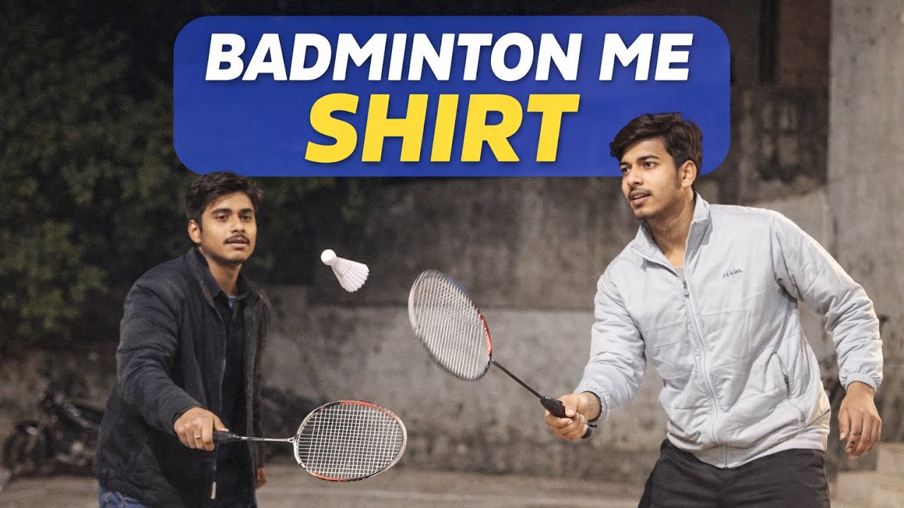 🤣🤣Badminton me srt leg gyi🤣🤣