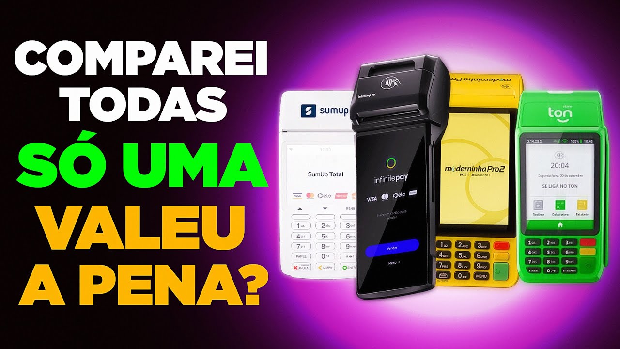 Qual a MELHOR MÁQUINA de Cartão em 2025? O Ranking Completo para Autônomos, CPF, MEI e CNPJ