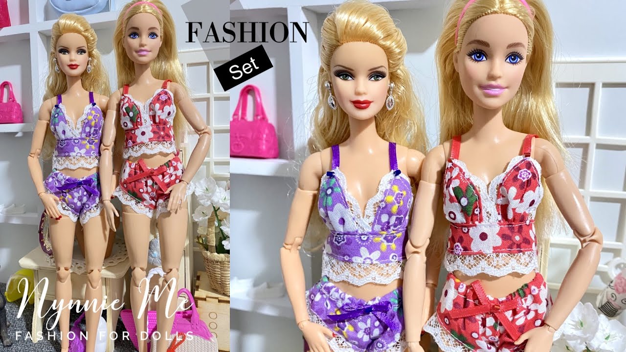 Barbie Lingerie Set, Mini Sleepwear Set by nynnieme