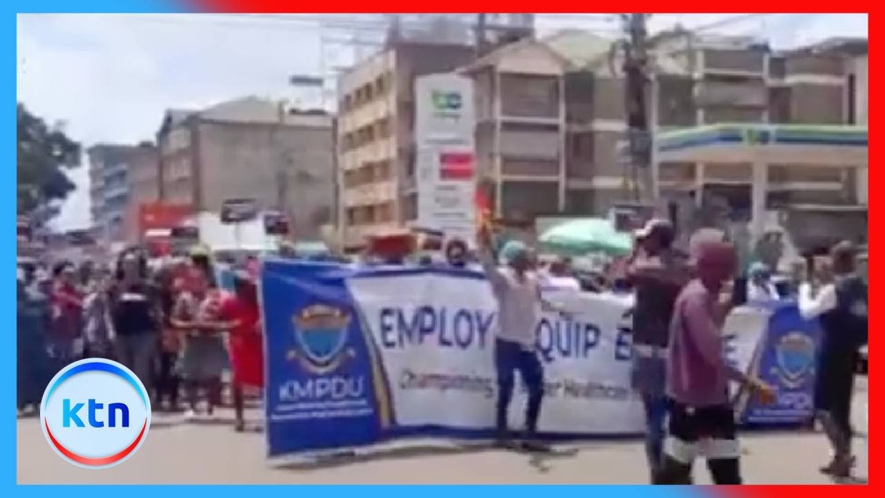 Doctors, Activists Protest in Kiambu Over 138-Day Health Stalemate