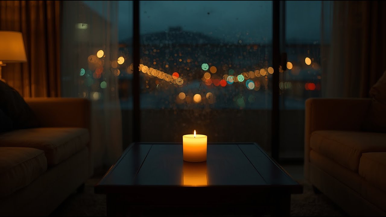 8 Hours of Rain by a Warm Window 🌧️ | Cozy Night Ambience for Sleep & Focus