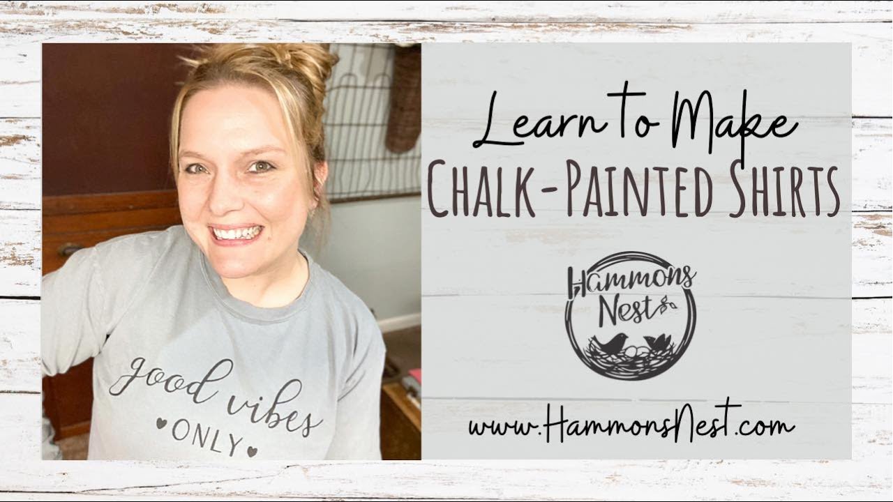 Using Chalk Paint to Create Custom Shirts