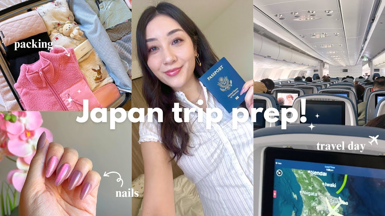 JAPAN TRIP prep vlog!🇯🇵 pack with me, target run, new nails, travel day