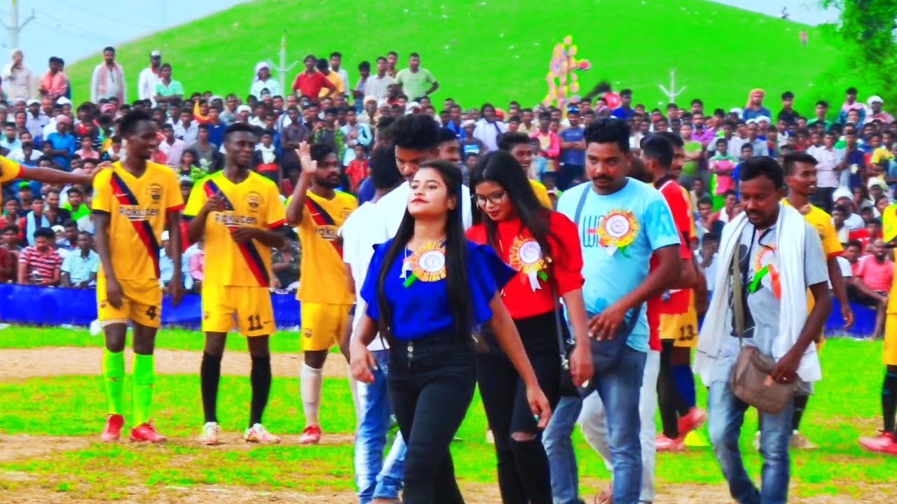 Annual Football Tournament Hathigarh FC Amrapara Vs Back Tiger Chapadih | Santali Football Khel