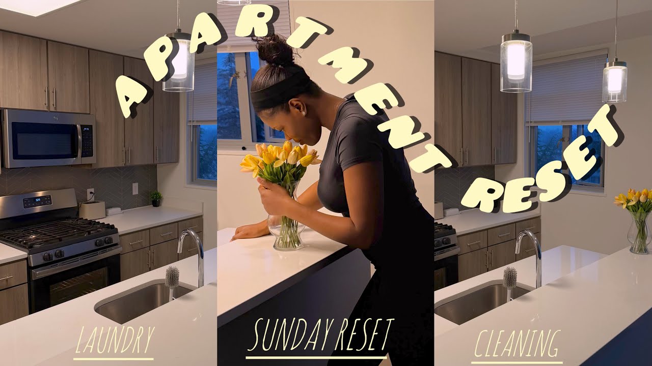 SUNDAY RESET ROUTINE | CLEAN WITH ME + ORGANIZE MY SPACE ✨🤍