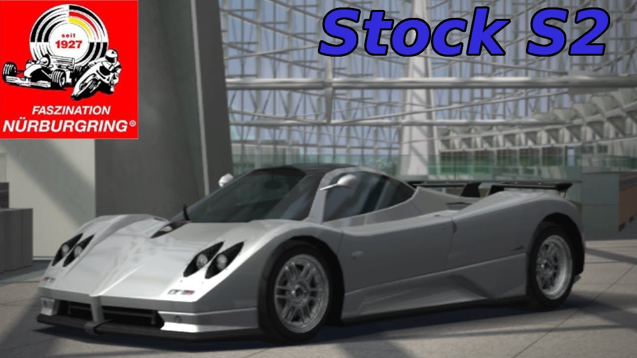 GT4 HOTLAP STOCK S2 | Nürburgring Nordschleife + Pagani Zonda C12S 7.3 `02