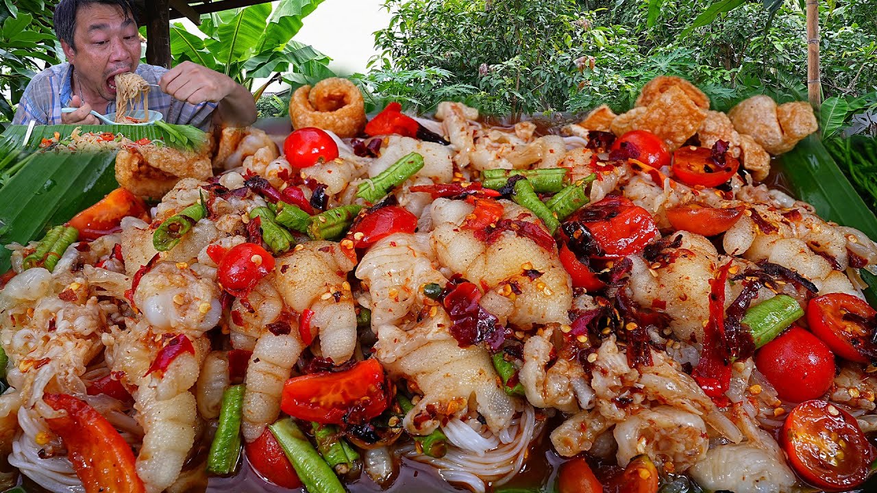 ตำซั่วเล็บมือนาง 1.5กิโล ตำใส่พริกแห้งพริกสดเผ็ดๆน้ำปลาร้าข้นๆแซ่บของแท้ลำเหม๊าะขนาดครับ-12-09-2023-