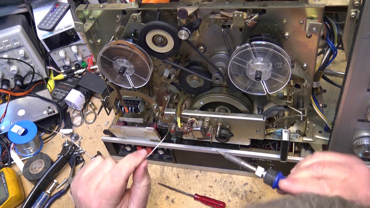 Sony tc540 Reel To Reel Overhaul Part 2