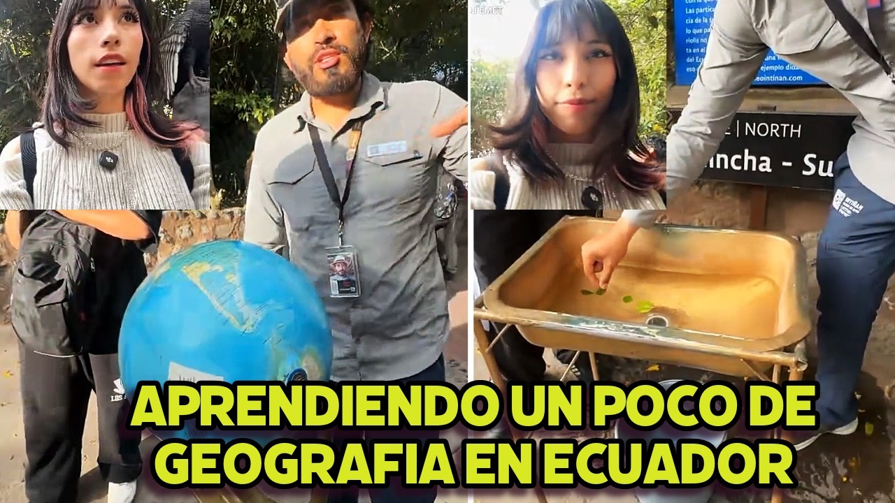 EMETSUKI LE ENSEÑAN CLASES DE GEOFRAFIA EN ECUADOR