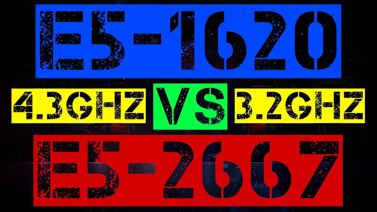 XEON E5-1620 VS E5-2667