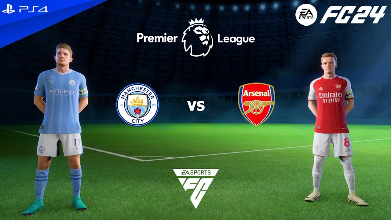 FC 24 PS4 - Man City vs Arsenal | Premier League 24/25