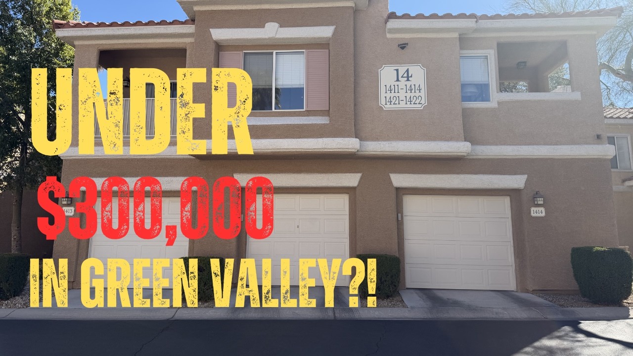 What a 1 Bedroom Condo Under $300,000 Looks Like in Green Valley: Henderson, NV
