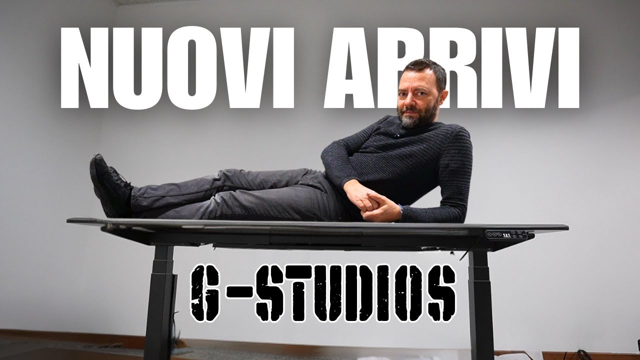 Aggiornamenti lavori G-STUDIOS e nuovi arrivi: FlexiSpot E7 Flow