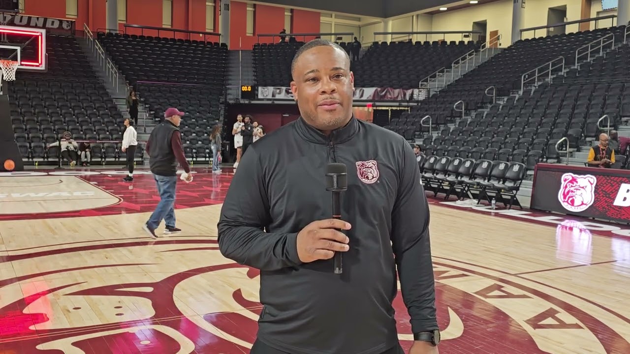 Alabama A&M Coach Donte Jackson interview following win against UAPB 