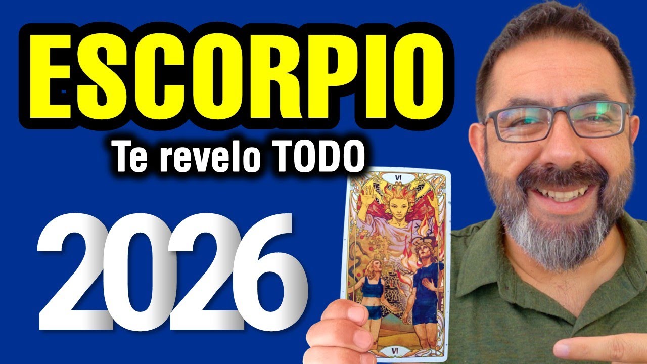 Escorpio ♏️ ORO y MIEL 2026. Año de MILAGROS y AMOR 🔮 TAROT anual dinero, familia y salud