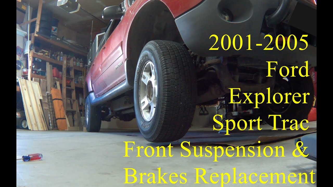 Замена передней подвески и тормозов Ford Explorer Sport Trac 2001-2005 гг.