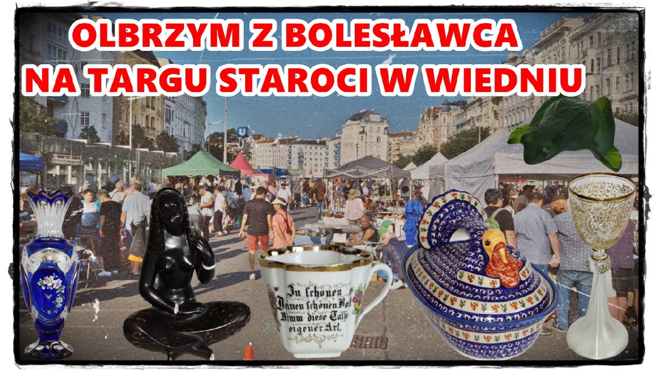 Bolesławiecki indyk - gigant na targu staroci w Wiedniu #targstaroci #fleamarket #antyki #starocie