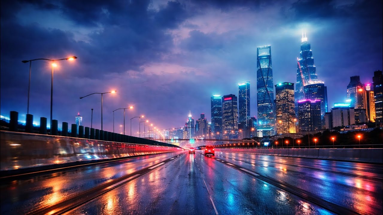 Neon Skyline Chase — Emotional Deep House Night Drive