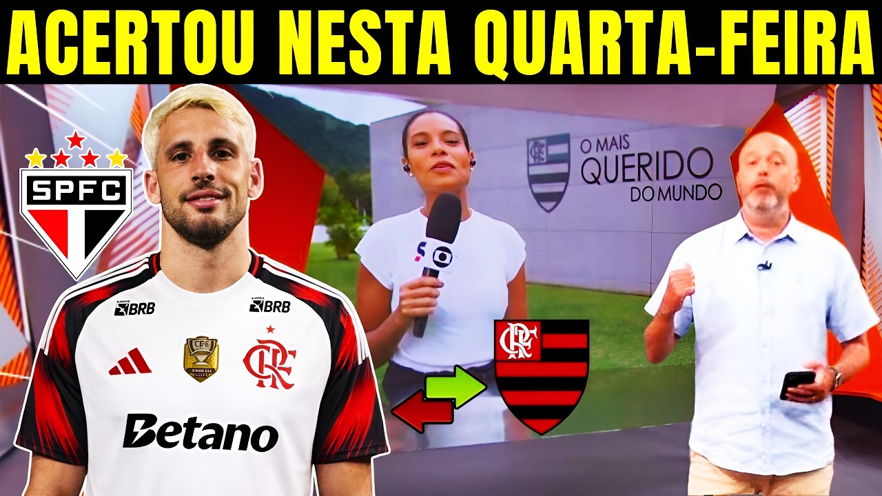🚨GLOBO ESPORTE FLAMENGO HOJE❗QUARTA-FEIRA❗PARA TUDO ATACANTE CALLERI ANÚNCIADO❗NOTÍCIAS DO FLAMENGO